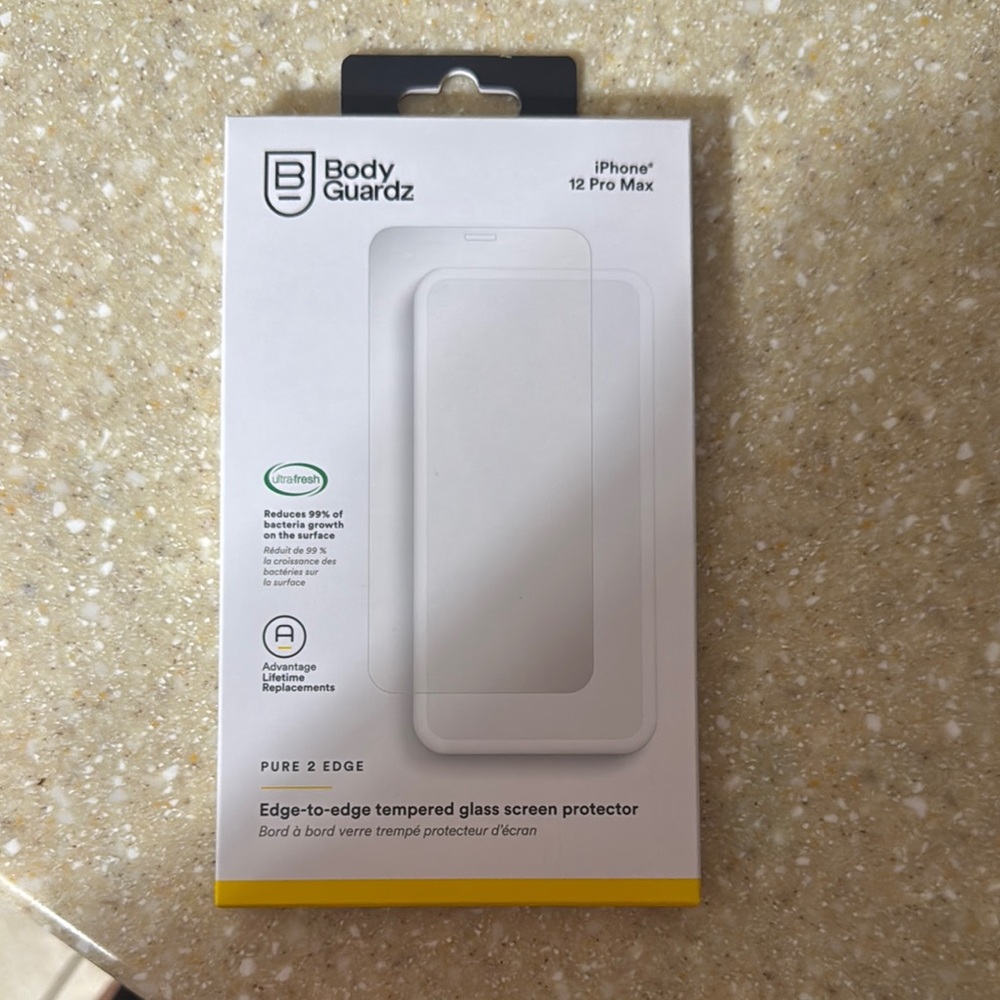 Body Guardz- Tempered Glass Screen Protector for iPhone 12 Pro Max
